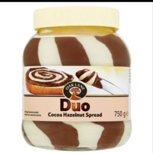 Шоколадно-ореховая паста DUO Cocoa Hazelnut Spread ТМ OAK Lane