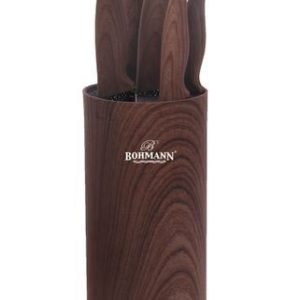 Наборы ножей Bohmann с мраморным покрытием + подставка колба с наполнителем