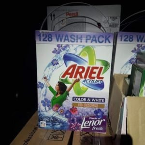 Стиральный порошок Ariel Actilift Lenor Color & White 10 кг (128 стирок).