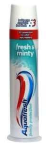 Зубная паста Aquafresh fresh & minty 100 мл с дозатором