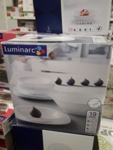 Набор посуды Luminarc Carina White 19 предметов