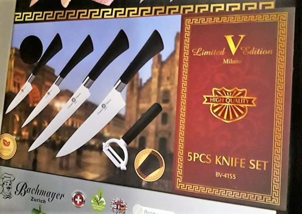 Набор керамических ножей LIMITED EDITION Versace Милан 5PCS
