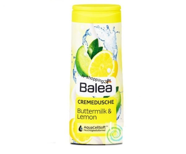 Balea Cremedusche Buttermilk & Lemon-Гель для душа молоко+лимон 300 мл.