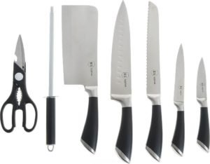 Набор ножей из нержавеющей стали на подставке 8 пр Rainstahl RS/KN-8001-08
