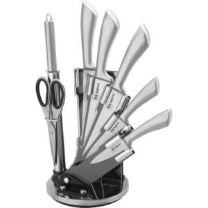 Набор ножей из нержавеющей стали на подставке 8 пр Rainstahl RS\KN-8000-08