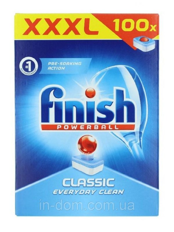 Finish Classic таблетки для посудомоечных машин 100 шт