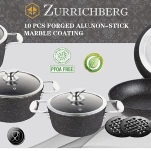 Набор посуды с мраморным покрытием Zurrichberg 10 предметов ZBP-7130